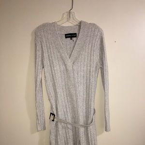 Grey Kendall and Kylie soft knit dress. With waist belt never worn